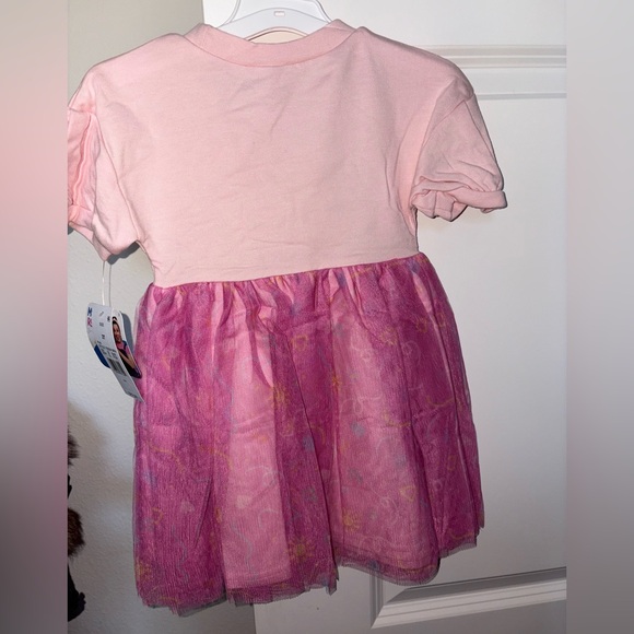 Ms Rachel Pink Dress with Cartoon and Floral Design - Picture 4 of 4